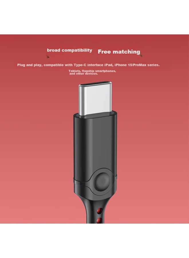 Dooseyuon Deyu Wired In-ear Gaming Headset For Pubg, Karaoke Noise-cancelling Microphone For Peace Elite, Type-c - Image 2