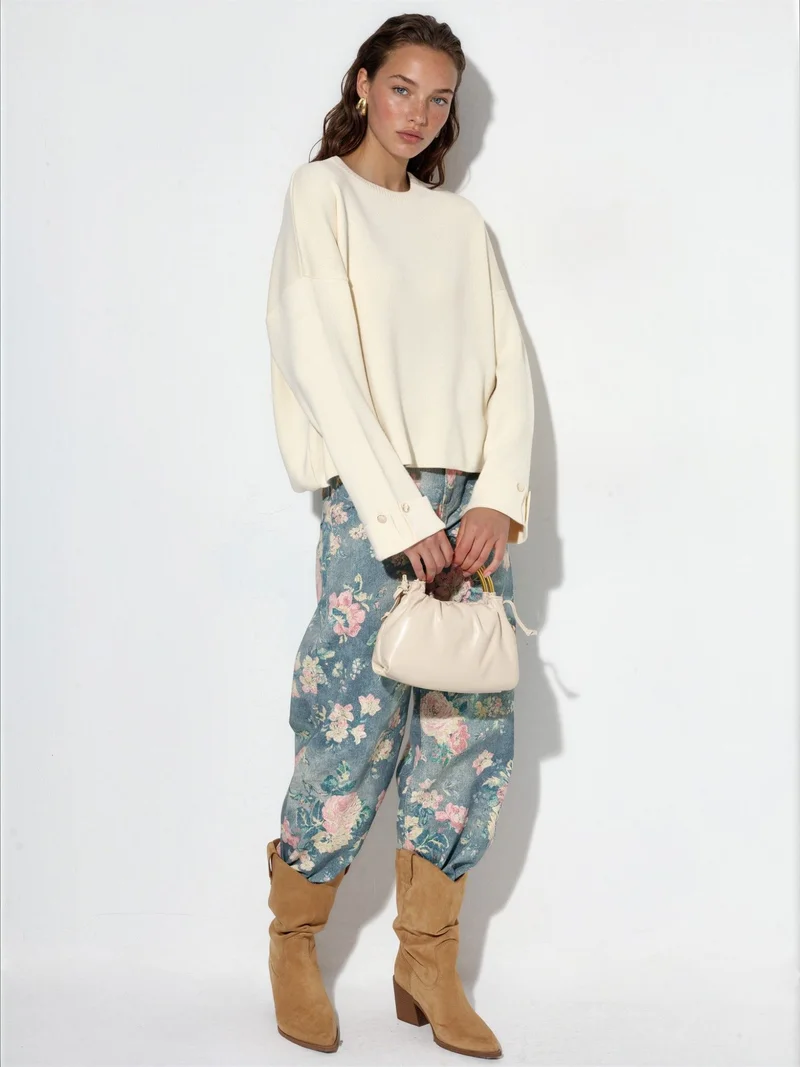 هيكاب Button Detailed Knit Sweater