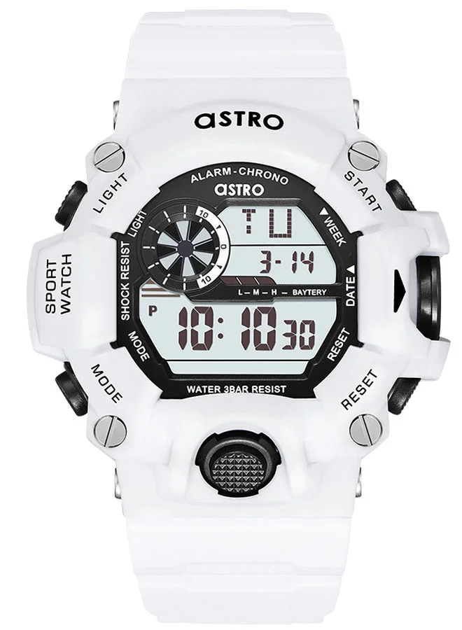 ASTRO Kids Unisex Digital Round Polyurethane Wrist Watch A22914-PPWB