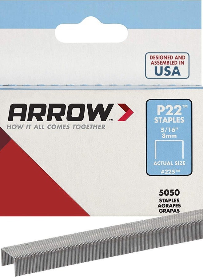 Arrow Fastener 225 5/16 in. P22 Staples,Gray,3-Pack - Image 1