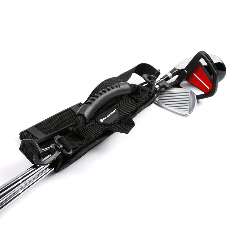 Orlimar Grab n Go Portable Black Golf Club Carrier/Small Lightweight Mini Golf Club Carry Bag for a Few Clubs, Range Travel Men Women Kids with Carrying Shoulder Strap - Image 5