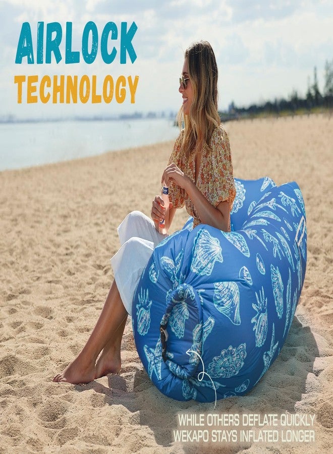 WEKAPO Inflatable Couch Air Lounger Chair - Camping & Beach Accessories, Portable Blow up Sofa for Hiking, Lawn, Indoor/Outdoor Movies & Music Festivals. Lightweight and Easy to Set Up Air Hammock - Image 5