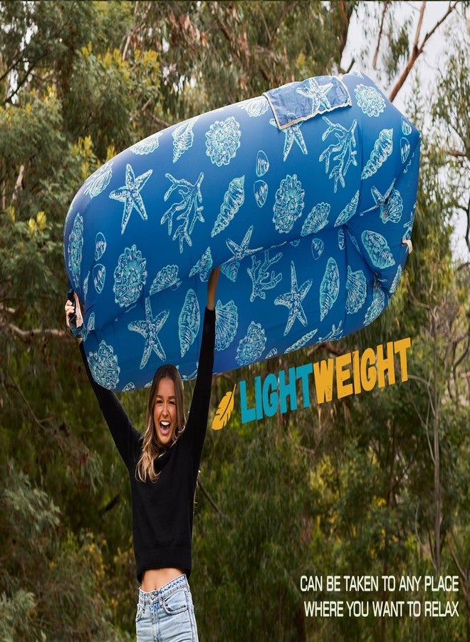 WEKAPO Inflatable Couch Air Lounger Chair - Camping & Beach Accessories, Portable Blow up Sofa for Hiking, Lawn, Indoor/Outdoor Movies & Music Festivals. Lightweight and Easy to Set Up Air Hammock - Image 3
