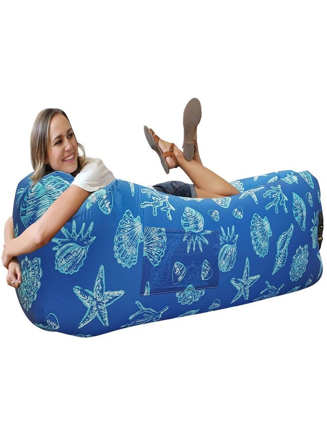 WEKAPO Inflatable Couch Air Lounger Chair - Camping & Beach Accessories, Portable Blow up Sofa for Hiking, Lawn, Indoor/Outdoor Movies & Music Festivals. Lightweight and Easy to Set Up Air Hammock - Image 1