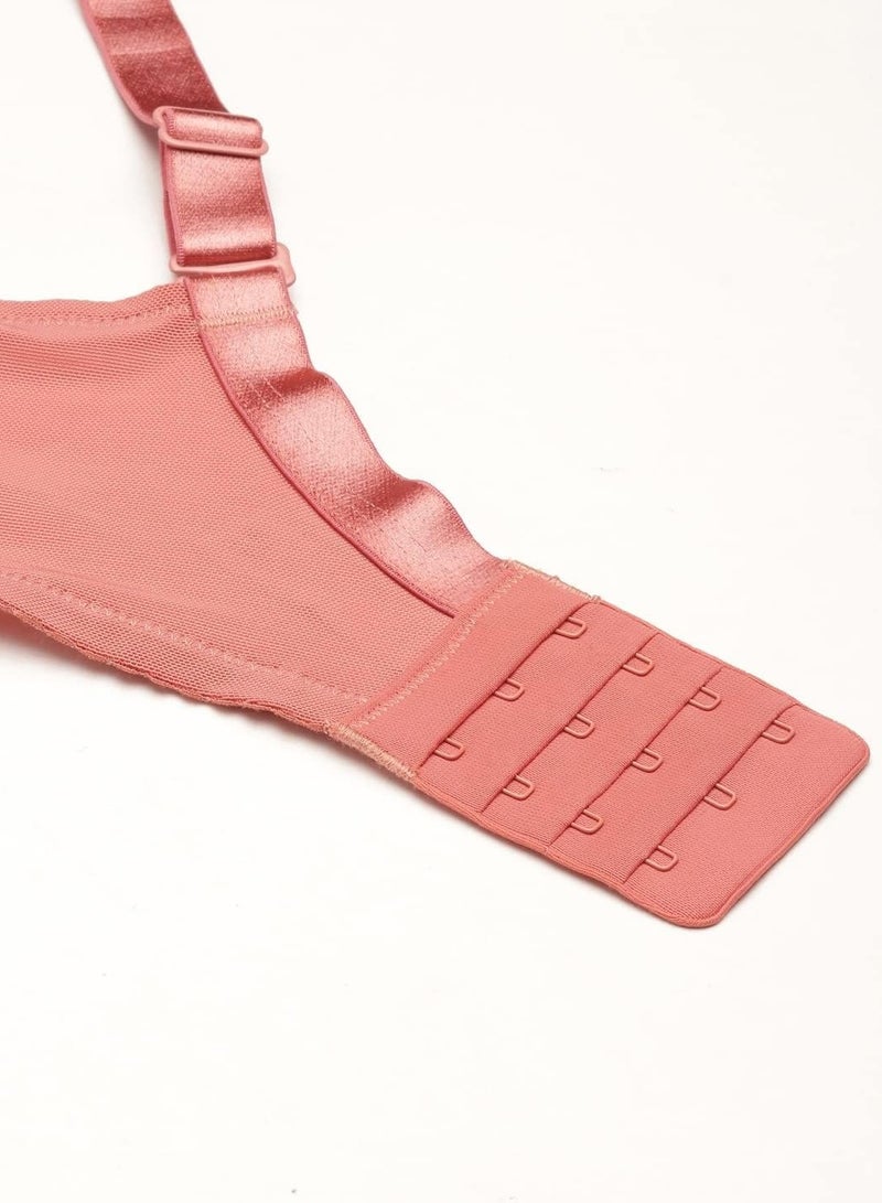 enamor Women Full Coverage T-shirt Bra Non-Wire Rosette - Image 4