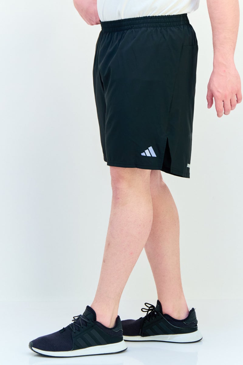 Adidas Men Slim Fit 7  Inseam Running Shorts, Black - Image 2