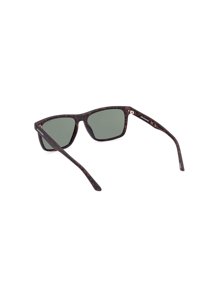SKECHERS Full Rim Rectangular Male Sunglass Se626853R56 - Image 3