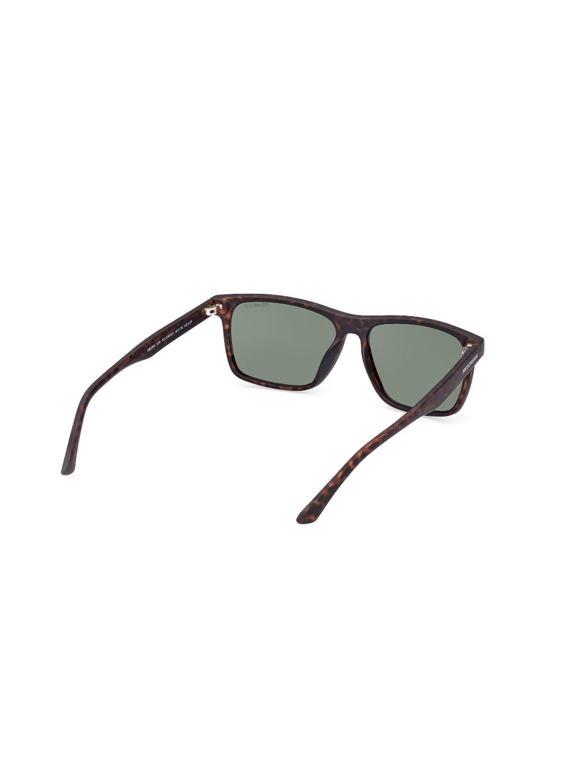 SKECHERS Full Rim Rectangular Male Sunglass Se626853R56 - Image 5
