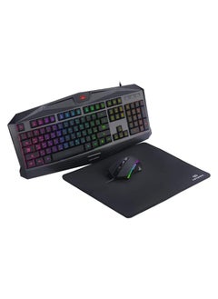 INFINIARC S115 Gaming Keyboard Arabic And English, Gaming Mouse, and Mouse Pad Combo Powered BY REDRAGON  - Image 2