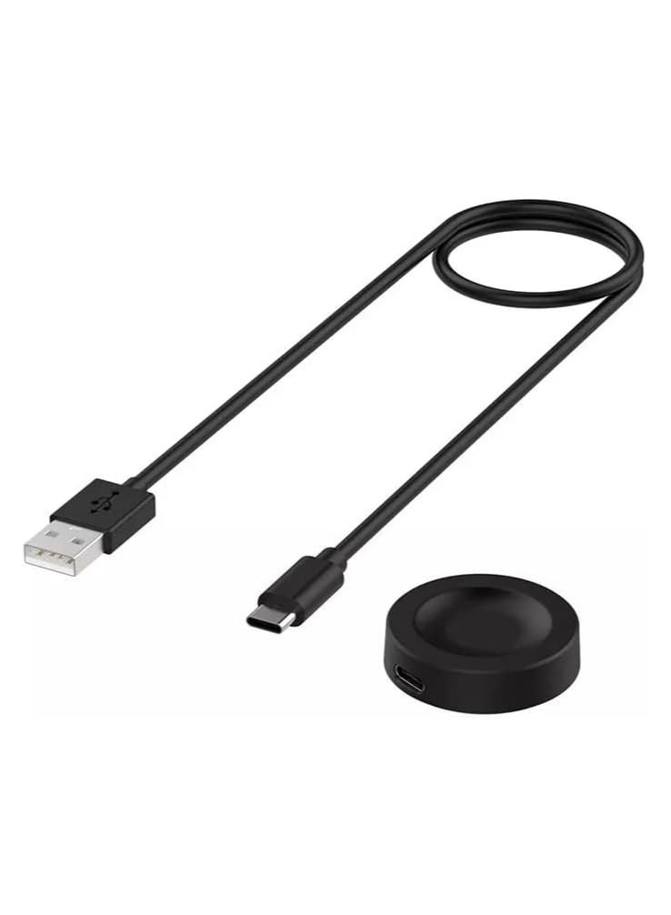 Wireless Charging Dock compatible with Huawei GT3 46mm | GT3 PRO 46mm | GT3 42mm | GT3 PRO 43mm, Power Magnetic Watch Charger (Black) - Image 1