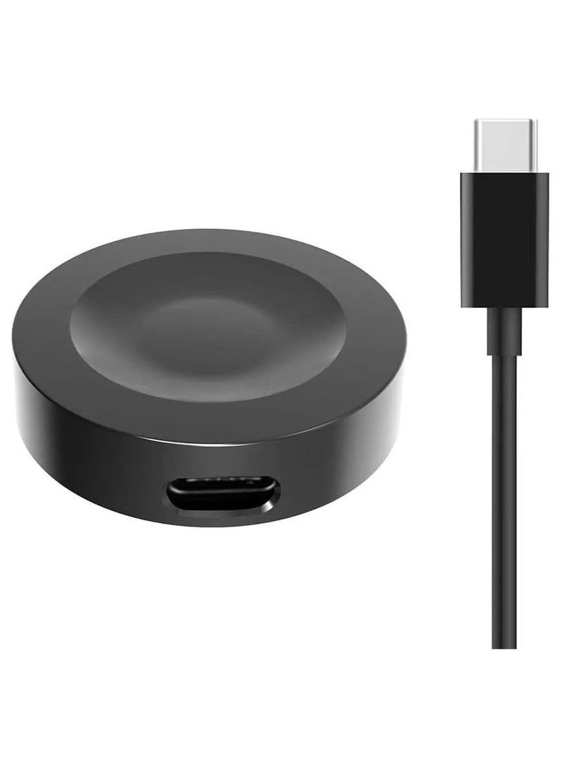 Wireless Charging Dock compatible with Huawei GT3 46mm | GT3 PRO 46mm | GT3 42mm | GT3 PRO 43mm, Power Magnetic Watch Charger (Black) - Image 3