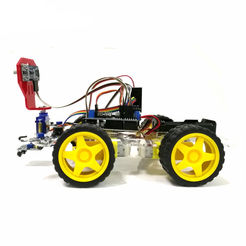 Smart Car: Arduino UNO R3 - Multi-Function WiFi Control Robot Car With 2-Way Motor Drive, 16-Channel Servo Shield, Ultrasonic Sensor for Arduino IDE Developers - Image 3