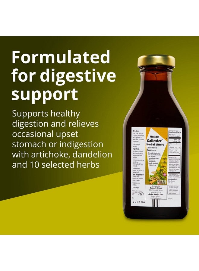 Floradix مكمل سائل من جالكسير للأعشاب النباتية المريرة لدعم الهضم 8.5 أونصة - Image 5
