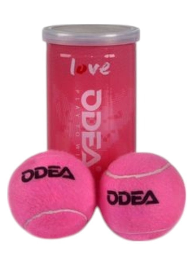 ODEA Tennis Ball Pack of Two Including Tennis and Cricket Ball Ground Tennis Ball 45% Wool Tennis Ball Table Tennis Ball Training Ball Padel Tennis Balls Tennis Ball Set Training Tennis Balls Pink Tennis Ball Sports Ball