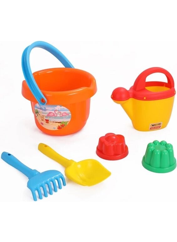 Large Bucket, Shovel, Rake, 2 Sand Molds, Watering Can Beach Toy Set - pzsku/ZCDAFB90C4FAD3A1FE79AZ/45/_/1730564107/900c6abc-78f3-447f-8503-aeb4c7090733