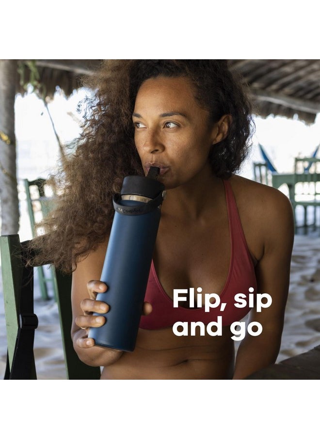 Hydro Flask Hydro Flask 40 Oz Wide Flex Straw Cap Stainless Steel Lime  - Image 3