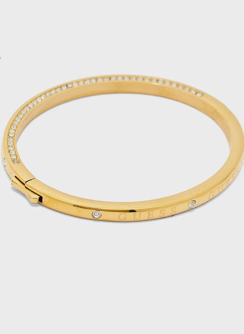 GUESS Pave Circle Bangle
