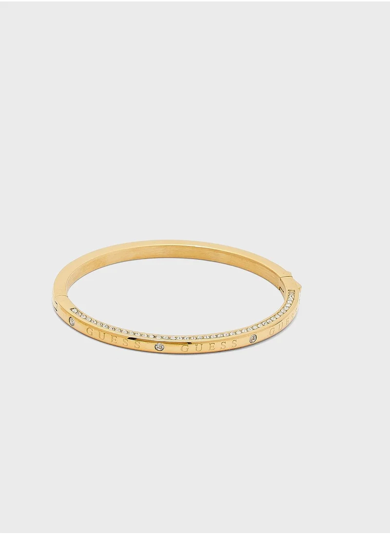 GUESS Pave Circle Bangle