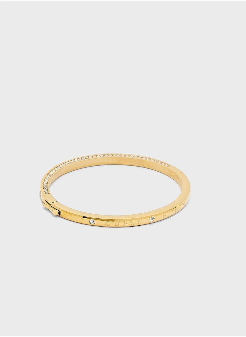GUESS Pave Circle Bangle