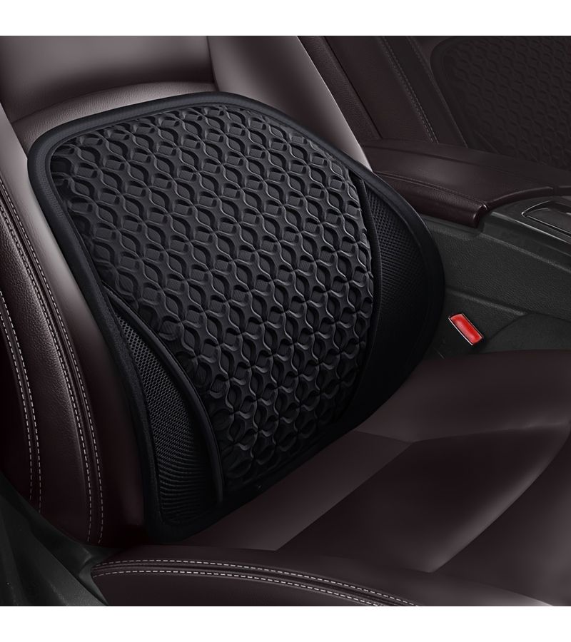 Mint Green Breathable Gel Waist Support Car Seat Cushion Non Slip Comfort Summer Cooling Mat - Image 2