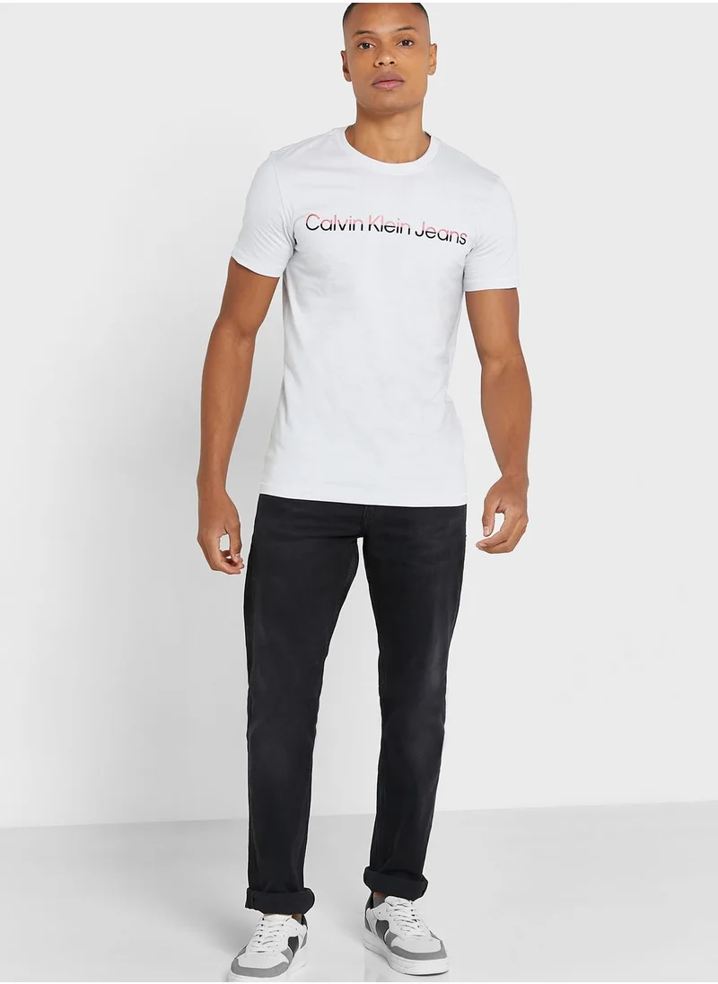 Calvin Klein Jeans Logo Crew Neck T-Shirt