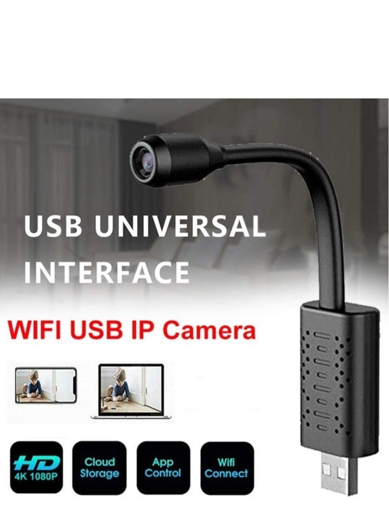 Gravity Portable Wifi Security Camera Smart Mini Wireless USB IP Camera Flexible 360 Degree Loop Video Motion Detection Camera (Black) Electronics - Image 3