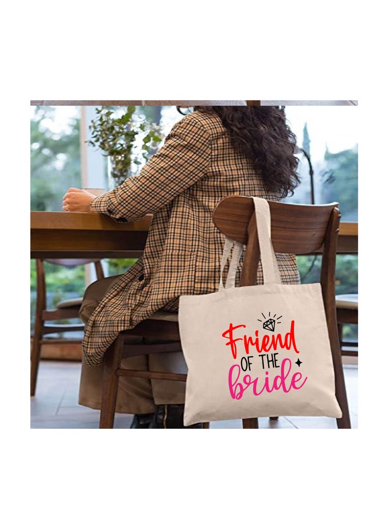 PRINTSHOP4ME Bride Squad Tote Bags - Eco-Friendly Cotton Bag for the Wedding Party - Bridesmaids - Bachelorette Parties - Bridesmaid Gift Idea - Image 3