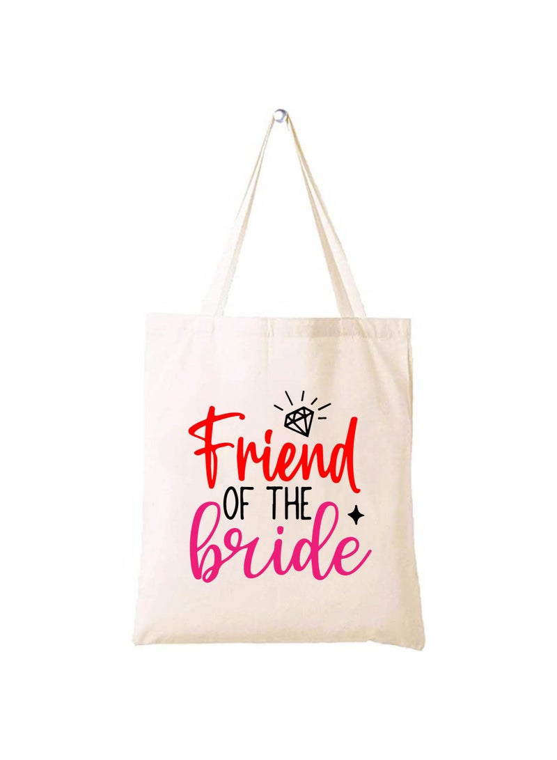 PRINTSHOP4ME Bride Squad Tote Bags - Eco-Friendly Cotton Bag for the Wedding Party - Bridesmaids - Bachelorette Parties - Bridesmaid Gift Idea - Image 1