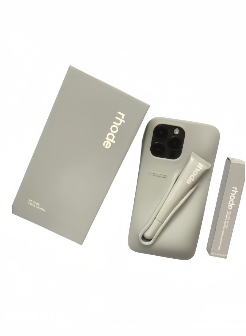 rhode Silicone Lip Holder for Cell Phone, Lip Gloss Adhesive Sleeve for Phone, Lip Holder Stick-on Phone Case, Back Stick On Holder for iPhone Phones（Unscented） - Image 2