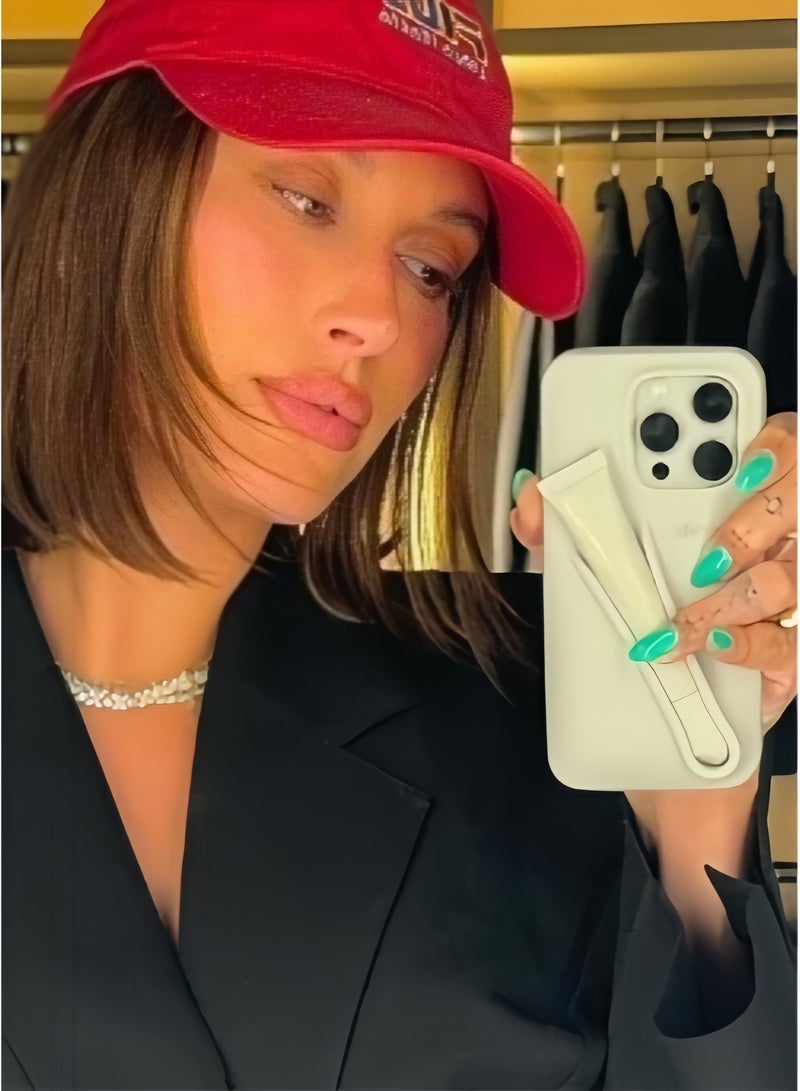 rhode Silicone Lip Holder for Cell Phone, Lip Gloss Adhesive Sleeve for Phone, Lip Holder Stick-on Phone Case, Back Stick On Holder for iPhone Phones（Unscented） - Image 3