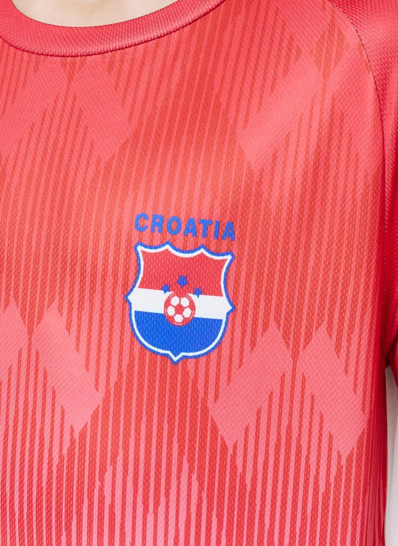 Styli Teens Croatia Print Jersey T-Shirt and Shorts FIFA Football Set - Image 4