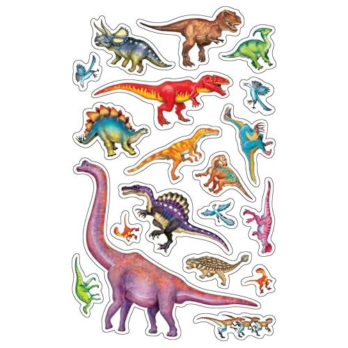 Trend Enterprises Trend Discovering Dinosaurs Large superShapes Stickers, Classroom Incentives, 152 Count - Image 2