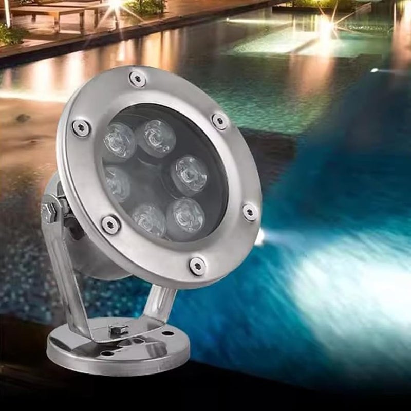 ضوء بركة LED أزرق 24 واط AC12V IP68 مقاوم للماء تحت الماء نافورة ضوء حوض السباحة - Image 2