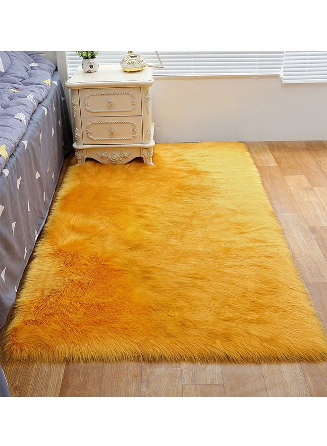 NKX Modern Fluffy Long Pile Area Rug Non-Slip, Super Soft Decor Contemporary Carpet 60*200 Cm - Image 1