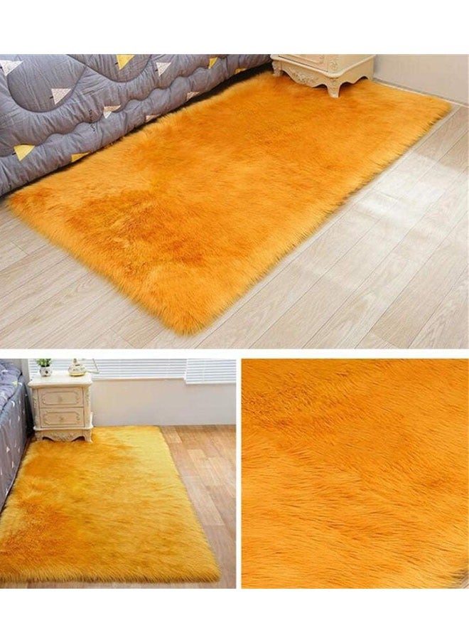 NKX Modern Fluffy Long Pile Area Rug Non-Slip, Super Soft Decor Contemporary Carpet 60*200 Cm - Image 2