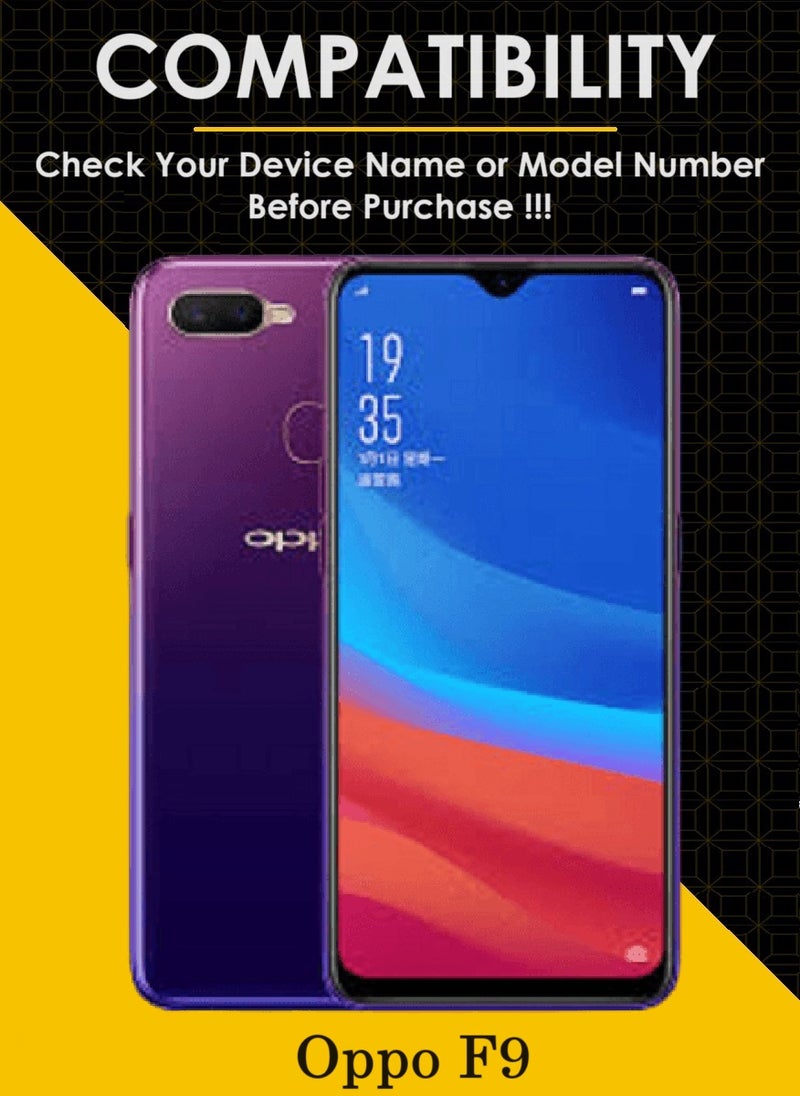 AINA - 3 Pieces Tempered Glass Screen Protector 5D Designed For Oppo F9 Full Glue Edge to Edge Full Screen Coverage And Bubble Free - Image 1
