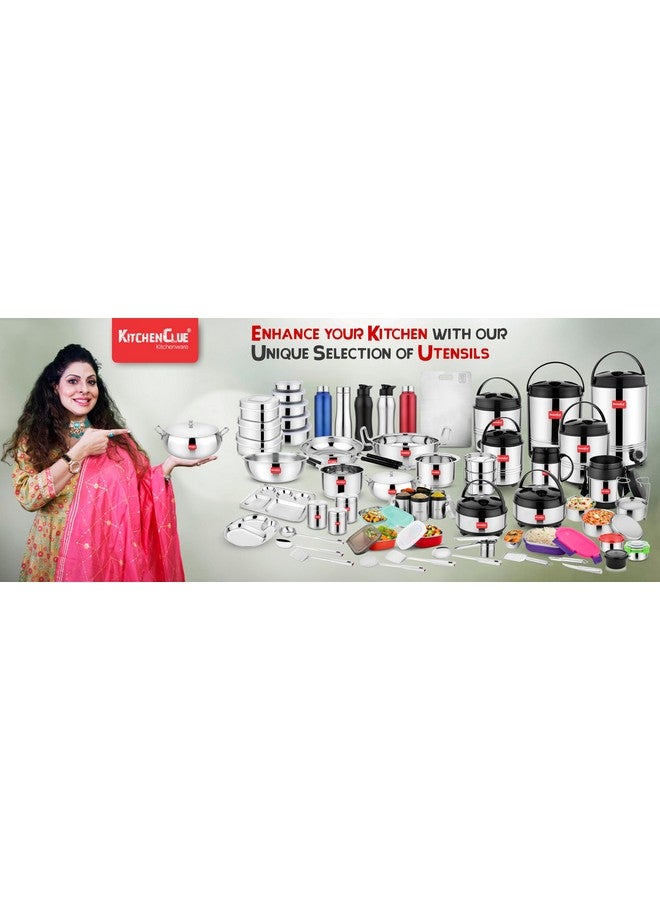 KITCHEN CLUE Stainless Steel Thermos/Water Container with Tap (5 Liter) Cool Drinking Water Dispenser for Office Home KitchenI PU Insulated Water Jug I Easy to Carry Handle I Easy to Clean & Maintain - Image 2