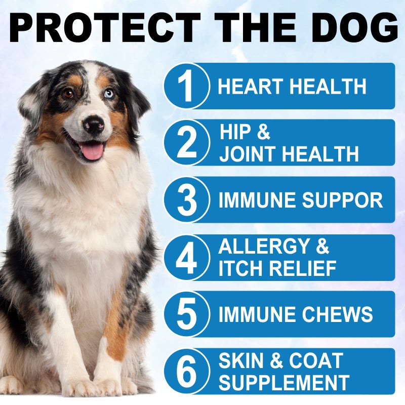 SDJUFEI Dog Allergy Relief Chews, Dog Allergy Chews (150 Count), Itch Relief for Dogs, Omega 3 Fish Oil + Pumpkin Enzymes + DHA for Dogs, Anti Hot Spots + Seasonal Allergies, Skin & Coat Immune Health - Image 5