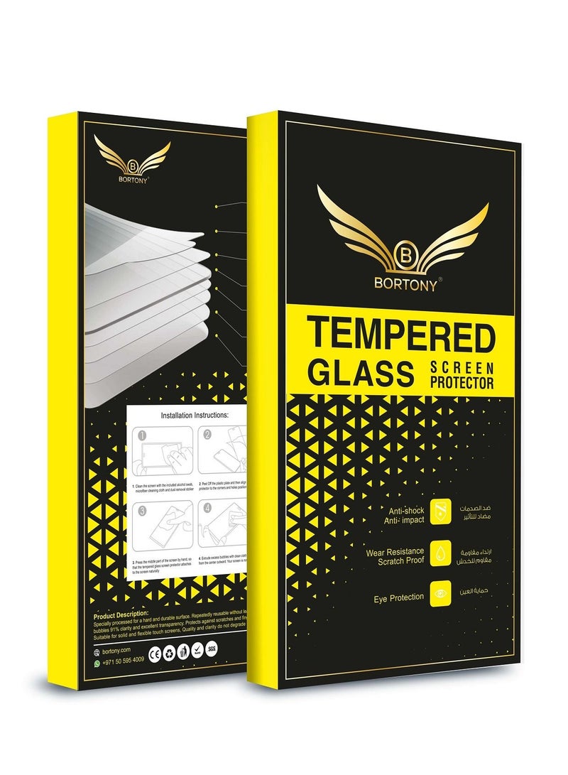 BORTONY Glass for Samsung Galaxy A33 5G Full Glue Screen Protector Anti Fingerprint Shatter Proof Tempered Glass with HD clarity for Samsung Galaxy Samsung Galaxy A33 5G - Image 5