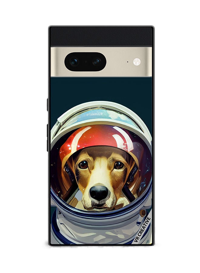VR CREATIVE Protective Case Cover For Google Pixel 7 An Astronaut Dog In A Spacesuit Is Ready For Space Flight Design Multicolour - Image 1