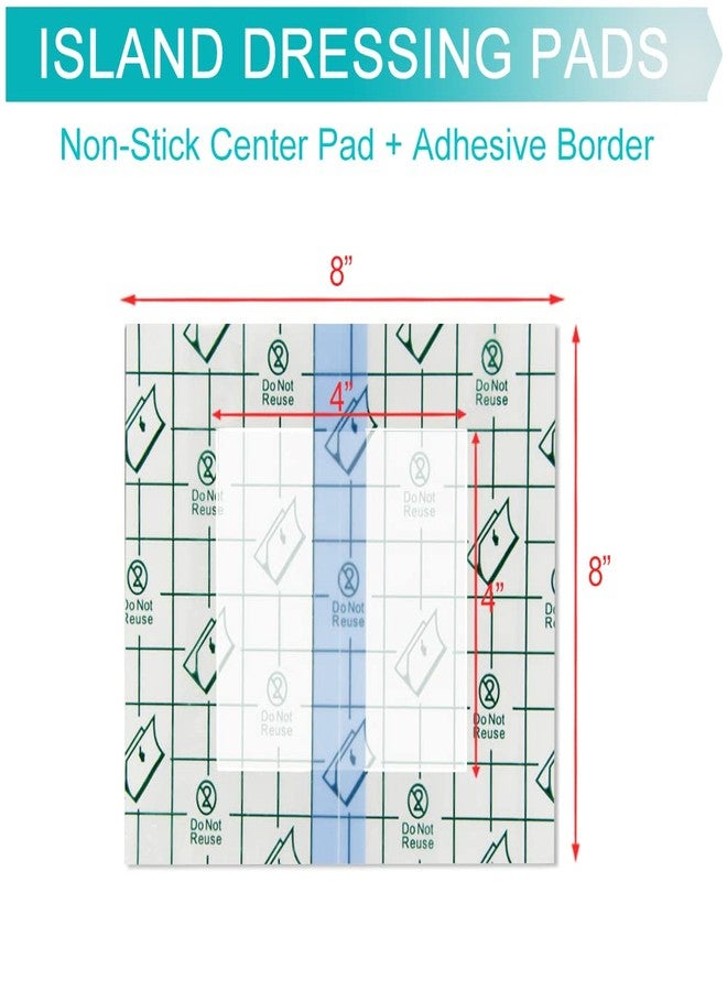 EaseToU Waterproof Dialysis Catheter Shower Cover 8x8 - No Glue On The Center of The Patch, PD Peritoneal Dialysis Port Shower Protector Shield Island Bandage Dressing Patch Accessories (Pack of 25 - Image 5
