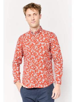 Harmont & Blaine Men Regular Fit Floral Long Sleeves Casual Shirt, Multicolor  - Image 1