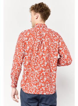 Harmont & Blaine Men Regular Fit Floral Long Sleeves Casual Shirt, Multicolor  - Image 4