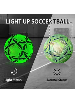 Light Up Soccer Ball Size 5, Glow in The Dark Soccer Ball Luminous Soccer Balls for Day&Night Games and Training Gifts for Men Youth and Adult Night Games - pzsku/ZCDB143AAB96633420A1BZ/45/_/1733899441/e2320f37-c99a-4bf3-8701-ffaf35c4ee45