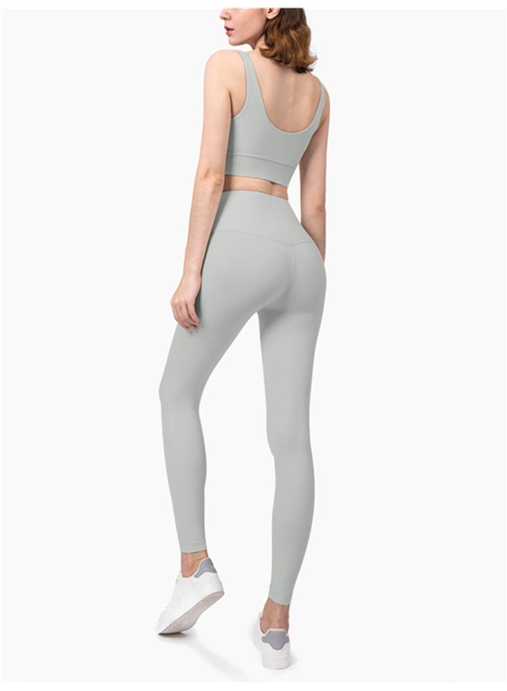 عام 2 قطع اليوغا مجموعة تجريب مجموعات النساء رياضية رياضة رفع اللياقة البدنية تشغيل تجريب الملابس الرياضة البرازيلي طماق دعوى أكتيفيوير - Image 1