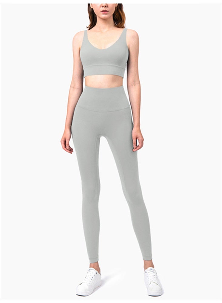 عام 2 قطع اليوغا مجموعة تجريب مجموعات النساء رياضية رياضة رفع اللياقة البدنية تشغيل تجريب الملابس الرياضة البرازيلي طماق دعوى أكتيفيوير - Image 2