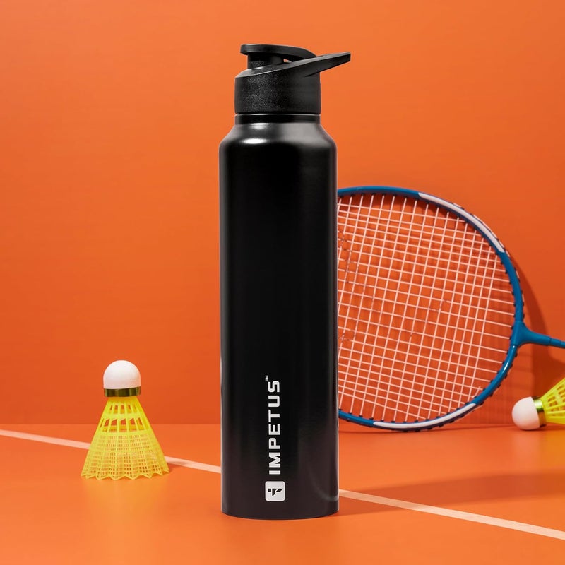 IMPETUS Water Sipper Stainless Steel Water Bottle 1 Litre Steel Water Bottle for School, Gym bottle Water Bottle for Men Leakproof, Rust free Steel sipper bottle, durable long lasting bottle - Image 5
