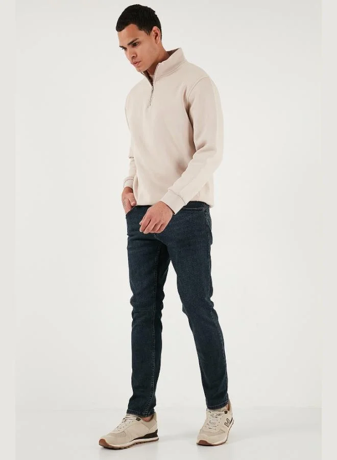 Buratti  Buratti Cotton Slim Fit High Waist Skinny Leg Jeans Men's JEANS 3300C45TOKYO for Men | Best Price UAE