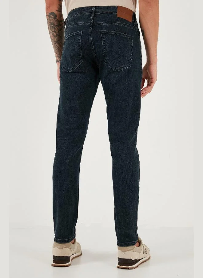 Buratti  Buratti Cotton Slim Fit High Waist Skinny Leg Jeans Men's JEANS 3300C45TOKYO for Men | Best Price UAE