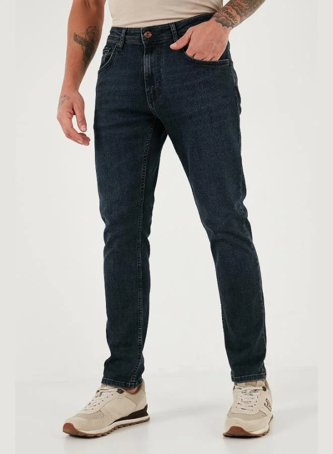 Buratti  Buratti Cotton Slim Fit High Waist Skinny Leg Jeans Men's JEANS 3300C45TOKYO for Men | Best Price UAE